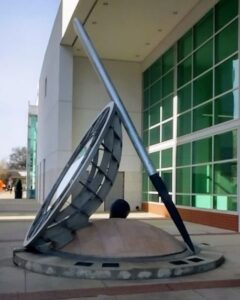 Compass marker Little Rock Arkansas roadside attraction