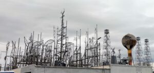 Billy Tripp's Mindfield sculpture Brownsville Tennessee