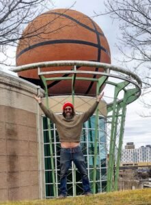 Worlds largest basketball 10 tons Knoxville Tennessee roadside attraction