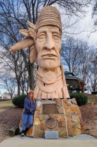 Junaluska Peter Toth sculpture Whispering Giants East Tennessee