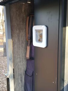 Outdoor cat door