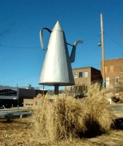 Mickey Coffee Pot Winston Salem historic landmark