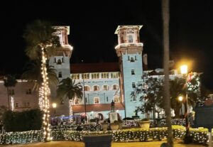 Lightner Museum during Nights of Lights in St. Augustine, Florida