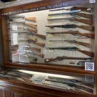 Daisy BB guns from 1900s-1920s Lefever Era display case at Daisy Airgun Museum