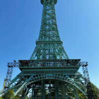 Kings Dominion Eiffel Tower seen up close